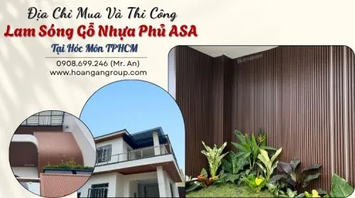 Địa Chỉ Mua Và Thi Công Lam Sóng Gỗ Nhựa Phủ ASA Tại Hóc Môn TPHCM
