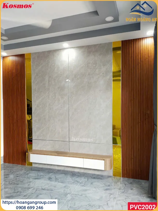 Địa Chỉ Mua Và Thi Công Ốp Tường Nhựa Giả Gỗ, Giả Đá Tại Quận 1 TPHCM