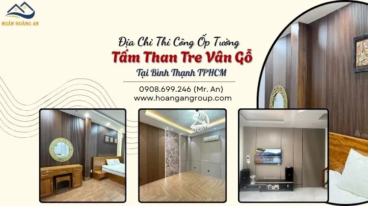 Địa Chỉ Thi Công Ốp Tường Tấm Than Tre Vân Gỗ