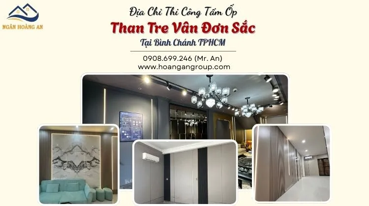 Địa Chỉ Thi Công Tấm Ốp Than Tre Vân Đơn Sắc