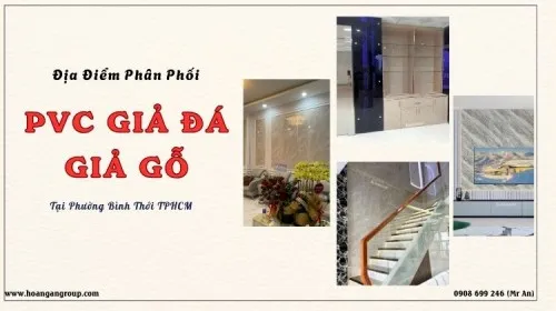 Địa Điểm Phân Phối Nhựa PVC Giả Đá, Giả Gỗ Tại Phường Bình Thới TPHCM