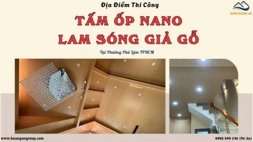 Địa Điểm Thi Công Nhựa Nano - Lam Sóng Giả Gỗ Phường Phú Lâm TPHCM