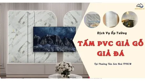 Dịch Vụ Ốp Tường Giả Gỗ - Giả Đá Giá Rẻ Tại Phường Tân Sơn Hòa TPHCM