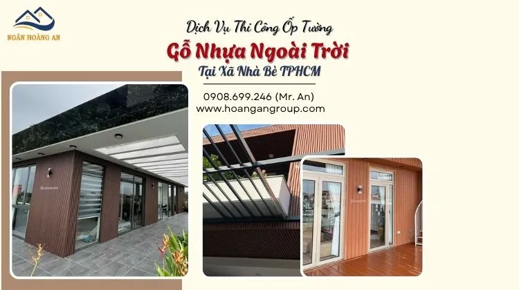 Dịch Vụ Thi Công Ốp Tường Gỗ Nhựa Ngoài Trời Tại Xã Nhà Bè TPHCM