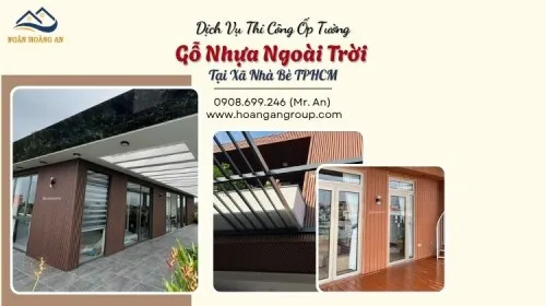 Dịch Vụ Thi Công Ốp Tường Gỗ Nhựa Ngoài Trời Tại Xã Nhà Bè TPHCM