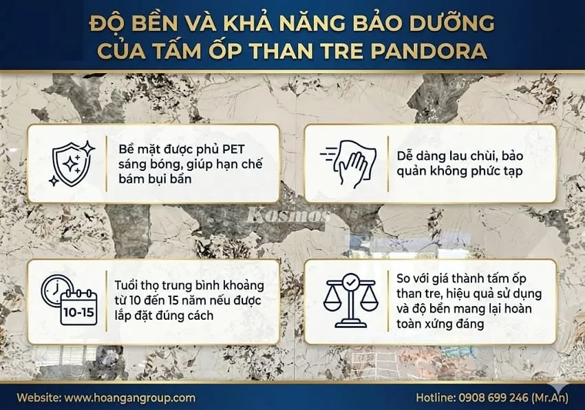 Độ Bền Và Khả Năng Bảo Dưỡng Của Tấm Ốp Than Tre Pandora Độ Bền Và Khả Năng Bảo Dưỡng Của Tấm Ốp Than Tre Pandora