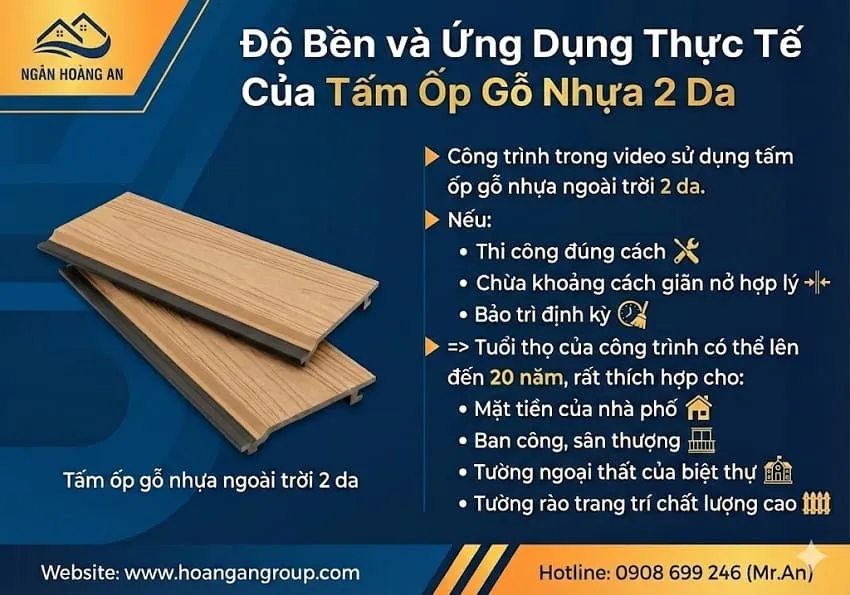 Độ Bền và Ứng Dụng Thực Tế Của Tấm Ốp Gỗ Nhựa 2 Da Độ Bền và Ứng Dụng Thực Tế Của Tấm Ốp Gỗ Nhựa 2 Da