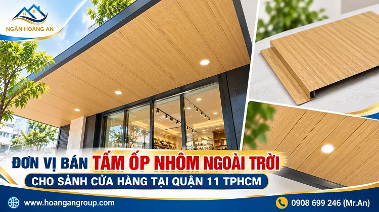 Đơn Vị Bán Tấm Ốp Nhôm Ngoài Trời Cho Sảnh Cửa Hàng Tại Quận 11 TPHCM