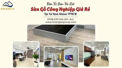 Đơn Vị Bán Và Lát Sàn Gỗ Công Nghiệp Giá Rẻ Tại Xã Bình Khánh TPHCM