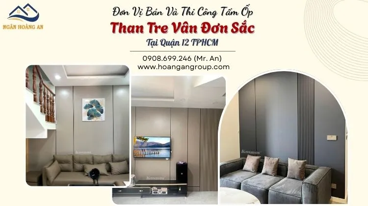 Đơn Vị Bán Và Thi Công Tấm Ốp Than Tre Vân Đơn Sắc