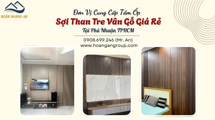 Đơn Vị Cung Cấp Tấm Ốp Sợi Than Tre Vân Gỗ Giá Rẻ