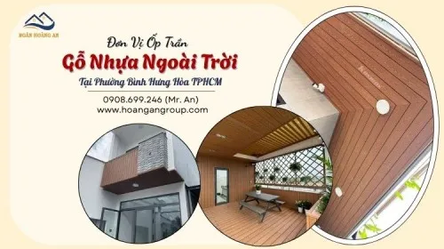 Đơn Vị Ốp Trần Gỗ Nhựa Ngoài Trời Tại Phường Bình Hưng Hòa TPHCM