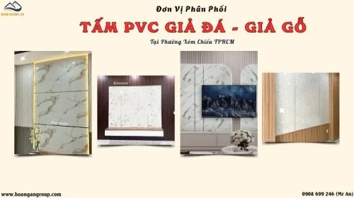 Đơn Vị Phân Phối Nhựa Giả Đá - Giả Gỗ Tại Phường Xóm Chiếu TPHCM