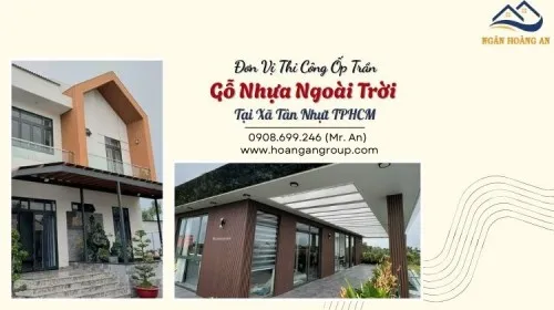Đơn Vị Thi Công Ốp Trần Gỗ Nhựa Ngoài Trời Tại Xã Tân Nhựt TPHCM