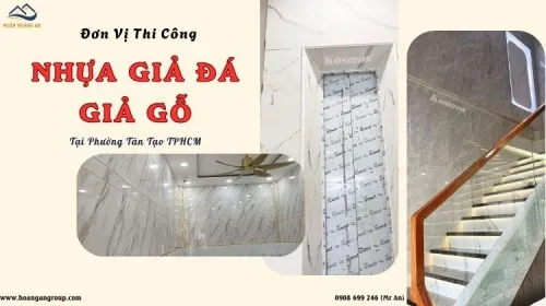 Đơn Vị Thi Công Ốp Tường Nhựa Giả Đá, Giả Gỗ Tại Phường Tân Tạo TPHCM