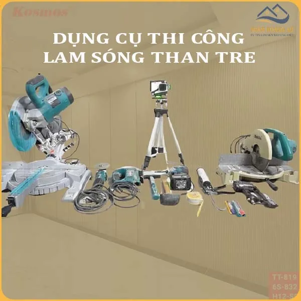 Dụng Cụ Thi Công Lam Sóng Than Tre Dụng Cụ Thi Công Lam Sóng Than Tre