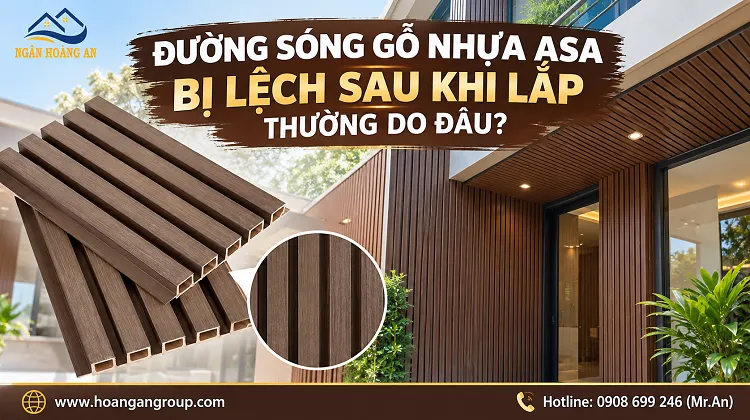 Đường Sóng Gỗ Nhựa ASA Bị Lệch Sau Khi Lắp Thường Do Đâu?