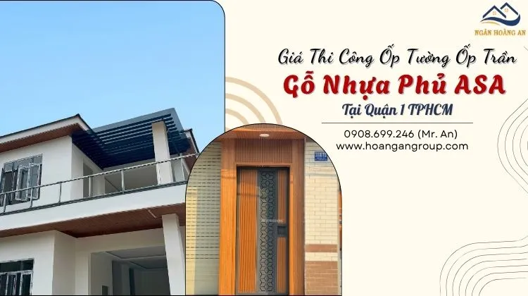 Giá Thi Công Ốp Tường Ốp Trần Gỗ Nhựa Phủ ASA Tại Quận 1 TPHCM