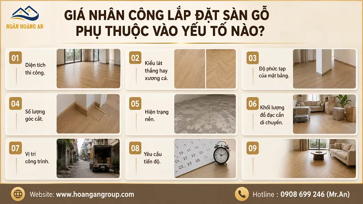 Giá Nhân Công Lắp Đặt Sàn Gỗ Phụ Thuộc Vào Yếu Tố Nào? Giá Nhân Công Lắp Đặt Sàn Gỗ Phụ Thuộc Vào Yếu Tố Nào?