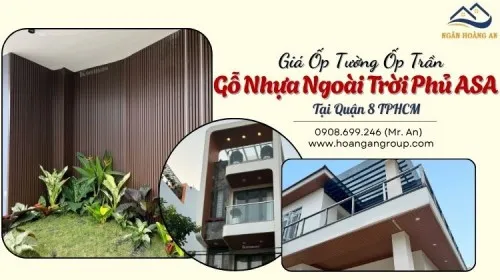 Giá Ốp Tường Ốp Trần Gỗ Nhựa Ngoài Trời Phủ ASA Tại Quận 8 TPHCM