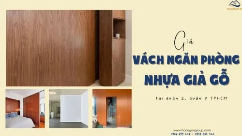 Giá Tấm Ốp Vách Ngăn Phòng Nhựa Giả Gỗ Tại Quận 2, Quận 9 TPHCM