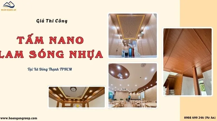 Giá Thi Công Ốp Trần Nano, Lam Sóng Ưu Đãi Tại Xã Đông Thạnh TPHCM Giá Thi Công Ốp Trần Nano, Lam Sóng Ưu Đãi Tại Xã Đông Thạnh TPHCM