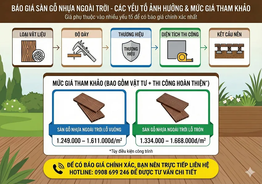 Bảng Giá Thi Công Sàn Gỗ Nhựa Ngoài Trời Uy Tín Tại Ngân Hoàng An Bảng Giá Thi Công Sàn Gỗ Nhựa Ngoài Trời Uy Tín Tại Ngân Hoàng An