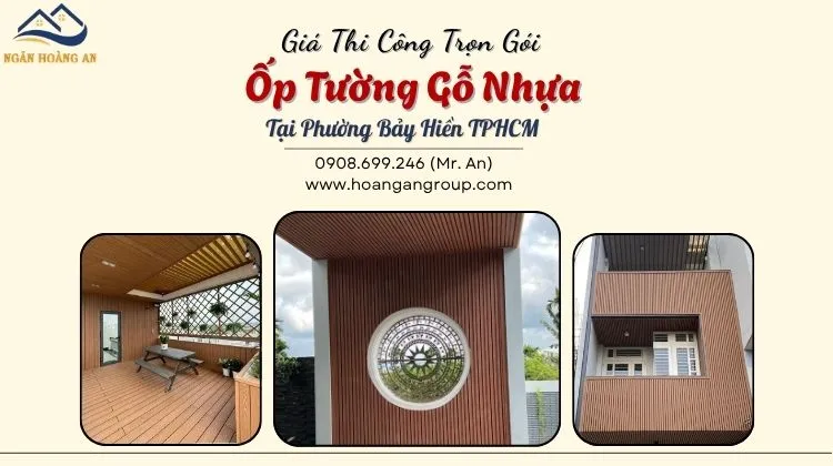 Giá Thi Công Trọn Gói Ốp Tường Gỗ Nhựa Tại Phường Bảy Hiền TPHCM Giá Thi Công Trọn Gói Ốp Tường Gỗ Nhựa Tại Phường Bảy Hiền TPHCM