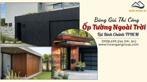 Thi Công Ốp Tường Gỗ Nhựa Ngoà̀i Trời Uy Tín Tại Bình Chánh TPHCM