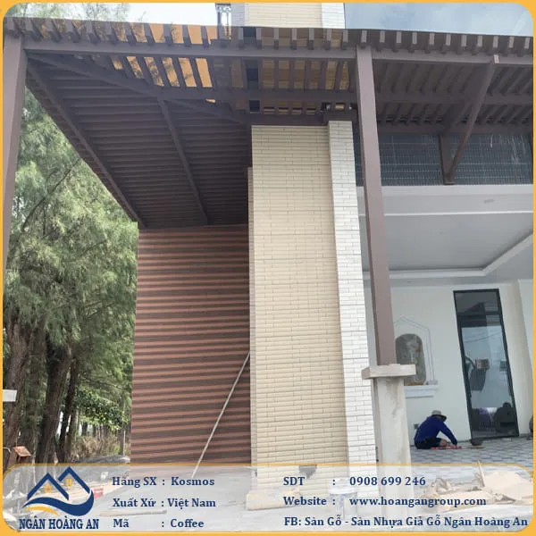 Thi Công Giàn Hoa Pergola Gỗ Nhựa Ngoài Trời Kosmos Tại Quận 12 TPHCM Thi Công Giàn Hoa Pergola Gỗ Nhựa Ngoài Trời Kosmos Tại Quận 12 TPHCM