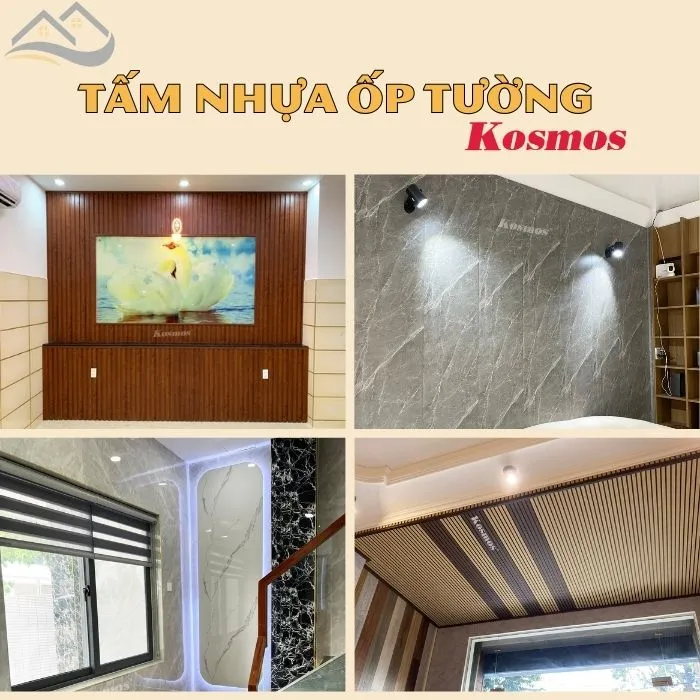Giới Thiệu Khái Quát Về Các Dòng Tấm Nhựa Ốp Tường Kosmos