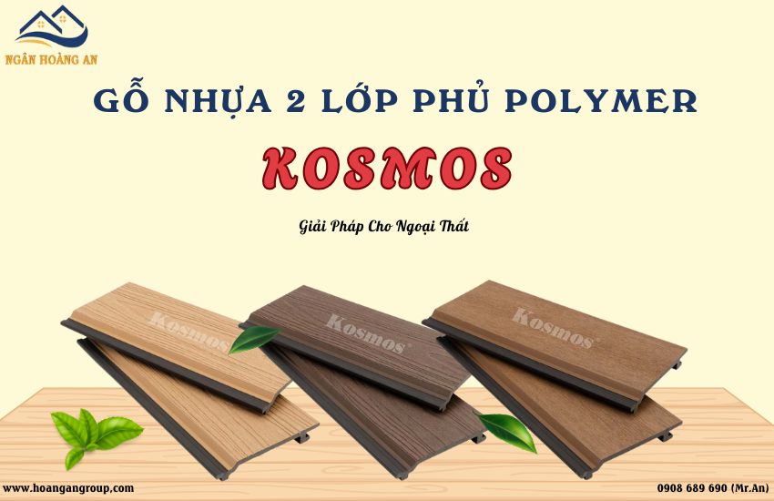 Gỗ Nhựa 2 Lớp Phủ Polymer Kosmos – Giải Pháp Hoàn Hảo Cho Ngoại Thất Gỗ Nhựa 2 Lớp Phủ Polymer Kosmos – Giải Pháp Hoàn Hảo Cho Ngoại Thất