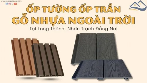 Gỗ Nhựa Ngoài Trời Ốp Tường, Trần Tại Long Thành, Nhơn Trạch Đồng Nai