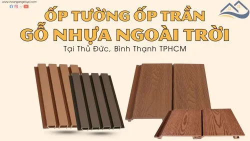 Gỗ Nhựa Ngoài Trời Ốp Tường Ốp Trần Tại Thủ Đức, Bình Thạnh TPHCM