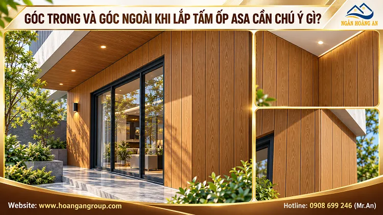 Góc Trong Và Góc Ngoài Khi Lắp Tấm Ốp ASA Cần Chú Ý Gì?