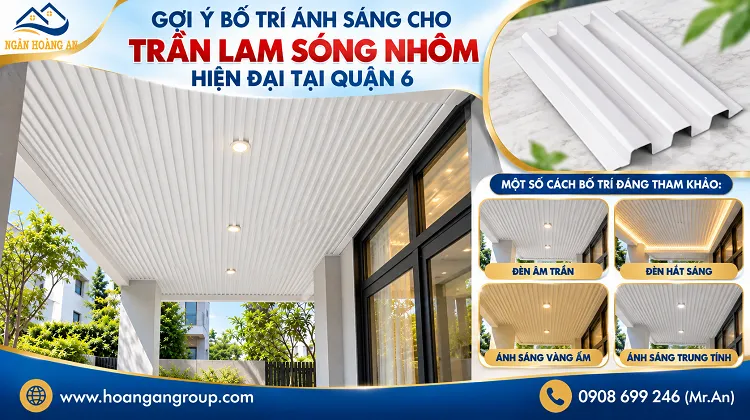 Gợi Ý Bố Trí Ánh Sáng Cho Trần Lam Sóng Nhôm Hiện Đại Tại Quận 6 Gợi Ý Bố Trí Ánh Sáng Cho Trần Lam Sóng Nhôm Hiện Đại Tại Quận 6