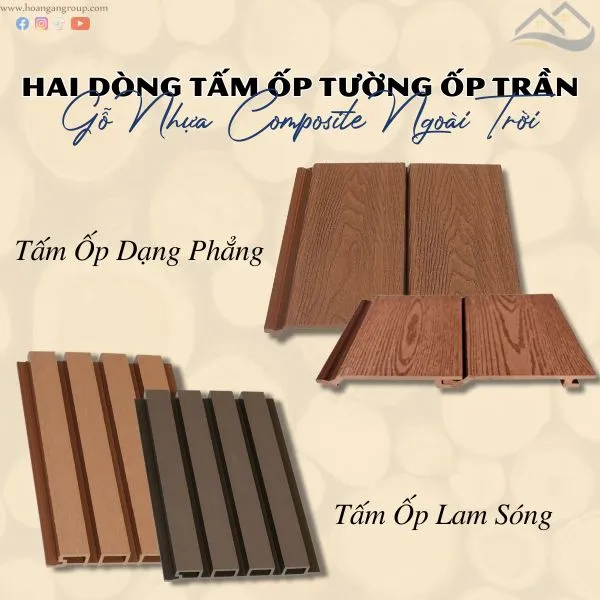 Gỗ Nhựa Ốp Tường Ốp Trần Ngoài Trời Tại Quận 1, Quận 3 TPHCM