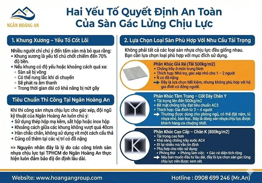 Hai Yếu Tố Quyết Định An Toàn Của Sàn Gác Lửng Chịu Lực Hai Yếu Tố Quyết Định An Toàn Của Sàn Gác Lửng Chịu Lực