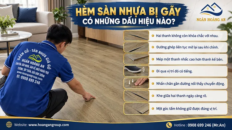 Hèm Sàn Nhựa Bị Gãy Có Những Dấu Hiệu Nào? Hèm Sàn Nhựa Bị Gãy Có Những Dấu Hiệu Nào?