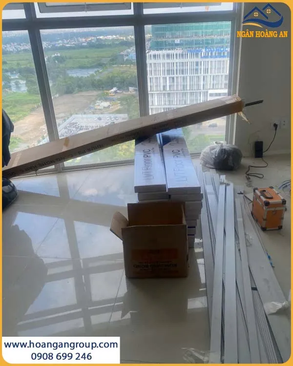 Hình Ảnh Trước Khi Thi Công Sàn Dán Keo MsFloor 