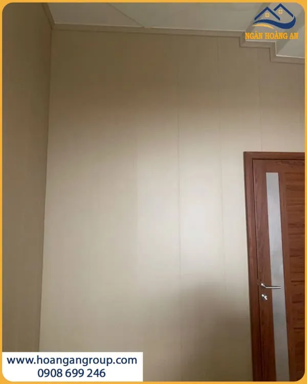 Hình Ảnh Lắp Đặt Vách Ngăn Hai Mặt Galawood VN912 Thực Tế