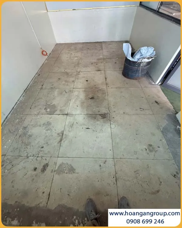 Hình Ảnh Trước Khi Thi công Sàn Nhựa Dán Keo MsFLoor