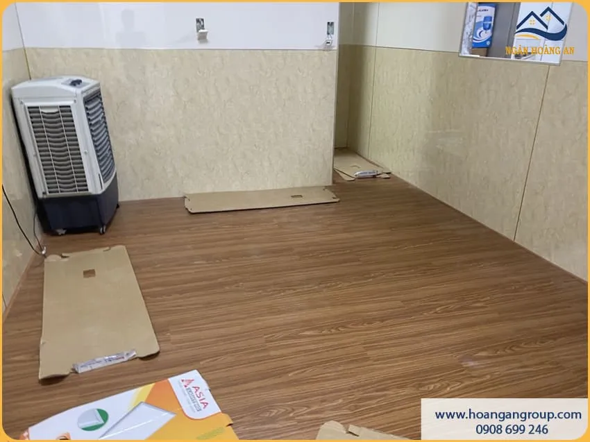 Hoàn Thiện Nhà Trọ Với Sàn Nhựa Hèm Khoá