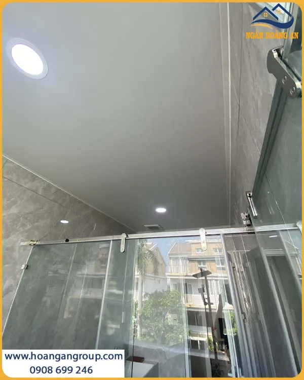 Phòng Tắm Sang Trọng Với Tấm PVC Giả Đá Vân Đá Phòng Tắm Sang Trọng Với Tấm PVC Giả Đá Vân Đá