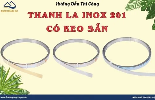 Hướng Dẫn Thi Công Thanh La Inox 201 Có Keo Sẵn – Giải Pháp Trang Trí Tường