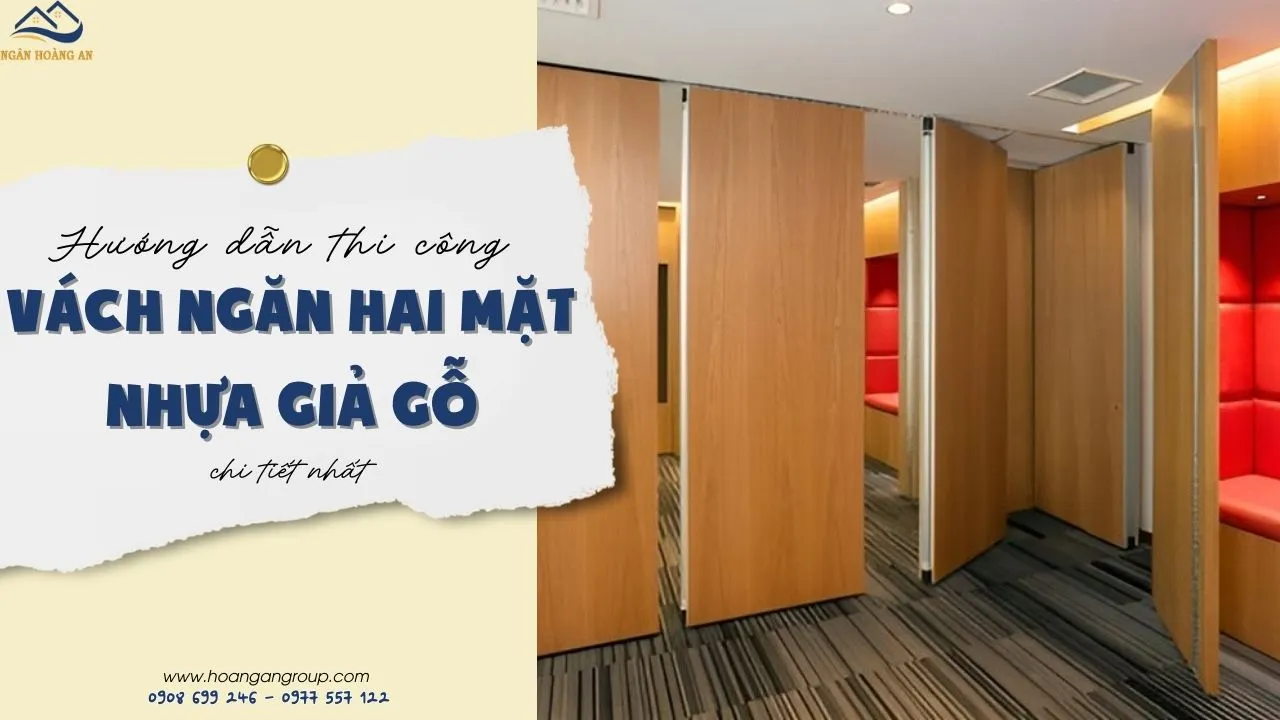 Hướng Dẫn Cách Thi Công Vách Ngăn 2 Mặt Nhựa Giả Gỗ Chi Tiết Nhất Hướng Dẫn Cách Thi Công Vách Ngăn 2 Mặt Nhựa Giả Gỗ Chi Tiết Nhất