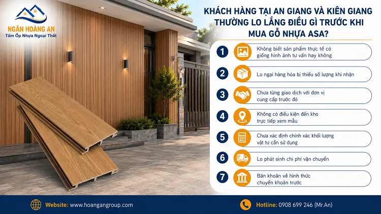 Khách Hàng Tại An Giang Và Kiên Giang Thường Lo Lắng Điều Gì Trước Khi Mua Gỗ Nhựa ASA?