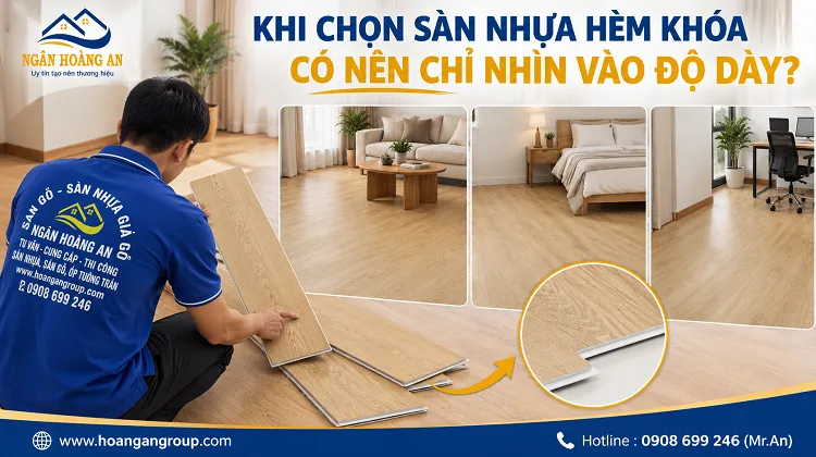 Khi Chọn Sàn Nhựa Hèm Khóa Có Nên Chỉ Nhìn Vào Độ Dày?