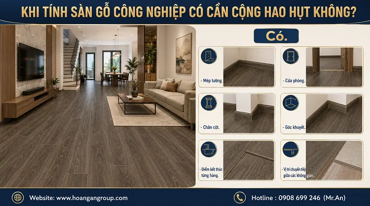 Khi Tính Sàn Gỗ Công Nghiệp Có Cần Cộng Hao Hụt Không? Khi Tính Sàn Gỗ Công Nghiệp Có Cần Cộng Hao Hụt Không?
