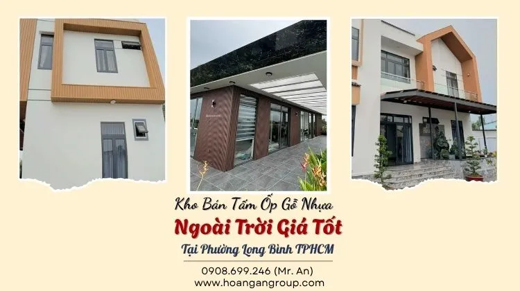 Kho Bán Tấm Ốp Gỗ Nhựa Ngoài Trời Giá Tốt 